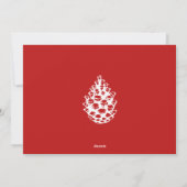 カントリー・バッファロー・レッド・ブラック・プレイド写真 シーズンカード (裏面)