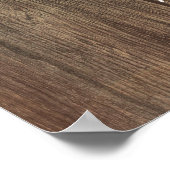 カントリー・バレル・カウボーイ結婚・ブーツのウェルカム・サイン ポスター (角)