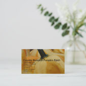 カントリー·バンプキン·パンプキン·パッチ15... 名刺 (スタンド正面)