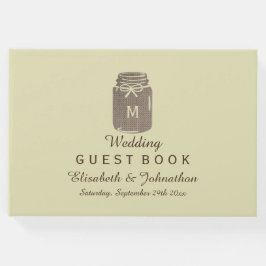 カントリー・バーラップ・メイソン結婚・ジャー ゲストブック