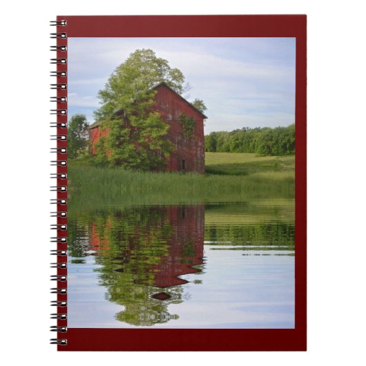 カントリー・バーンの反射 ノートブック (正面)