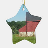 カントリー・バーン セラミックオーナメント (左)
