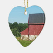 カントリー・バーン セラミックオーナメント (左)