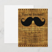 カントリー ヒゲ 招待状 (正面/裏面)