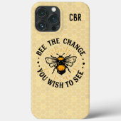 カントリー・ビー・ザ・チェンジ・ハニカム Case-Mate iPhoneケース (裏面)