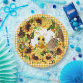 カントリー・ビー ペーパープレート (パーティー)