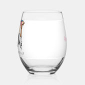 カントリー ファッション カウボーイブーツ 女の子の週末 オーダーメイド ステムなしワイングラス (左)