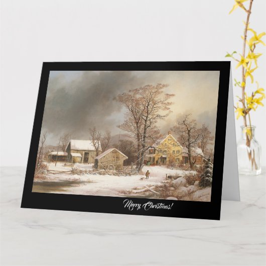 カントリー ファーム クリスマス イエス 聖書の箇所 大きなカード カード (黄色い花)