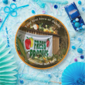 カントリー ファーム スタンド パーソナライズ パーティー ペーパープレート (パーティー)