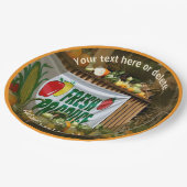 カントリー ファーム スタンド パーソナライズ パーティー ペーパープレート (アングル)