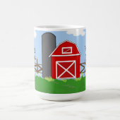 カントリー ファーム デザイン コーヒーマグカップ (中央)
