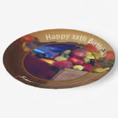 カントリー・フェアパーソナライズされたフルーツ誕生日パーティー ペーパープレート (アングル)