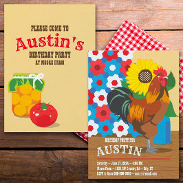 カントリー・フェア・スティルライフ 招待状