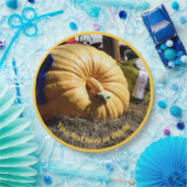 カントリー・フェア・プライズ・カボチャパーソナライズされたパーティー ペーパープレート (パーティー)