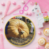 カントリー・フェア・プライズ・カボチャパーソナライズされたパーティー ペーパープレート (パーティー)