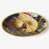 カントリー・フェア・プライズ・カボチャパーソナライズされたパーティー ペーパープレート (アングル)