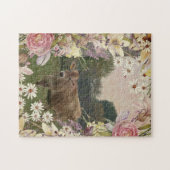 カントリー・フラワーズ・ジャージー・カウズ ジグソーパズル (横)