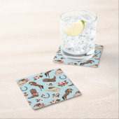 カントリー&フローラスクエア紙コースター スクエアペーパーコースター (インサイチュ)