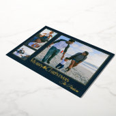 カントリー プライド トラディショナル クリスマス フォト 箔シーズンカード (回転した状態)