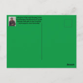 カントリー・ポスト・カードに登録されたカンザスの牛 ポストカード (裏面)