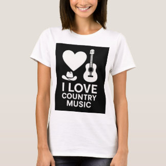 カントリー・ミュージックが大好き» GuitレトロWestern Graphic - Guit Tシャツ