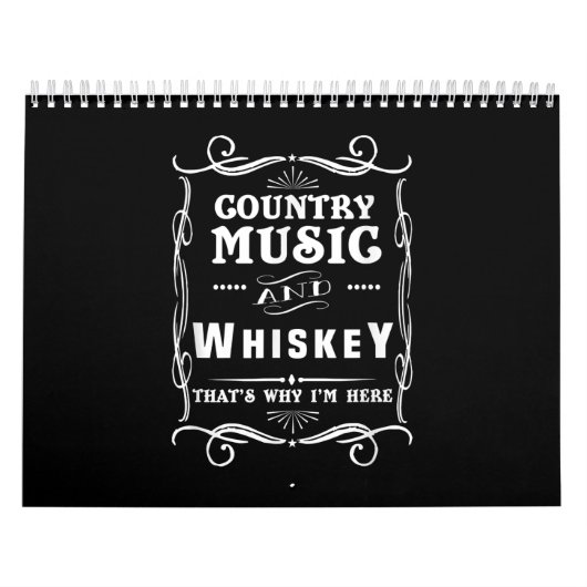 カントリー・ミュージックとウイスキーが私の居場所 カレンダー (カバー)
