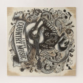 カントリー・ミュージック。 ジグソーパズル (横)