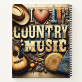 カントリー・ミュージック。 ノートブック (裏面)