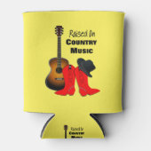 カントリー・ミュージック・女性のカーボーイをテーマにクール育つ 缶クーラー (正面)