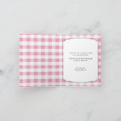 カントリー メイソンジャー ダイジー ピンク 感謝カード (内部)