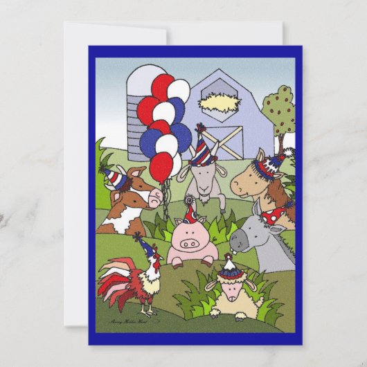 カントリー ライフ セレブレーション アメリアーナ 招待状 (正面)