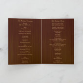 カントリー ラスティック ブルー メイソンジャー プログラム カード (内部)