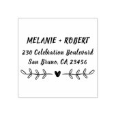 カントリー・ラブ |カスタムウェディング名差出人住所 ラバースタンプ (インプリント)