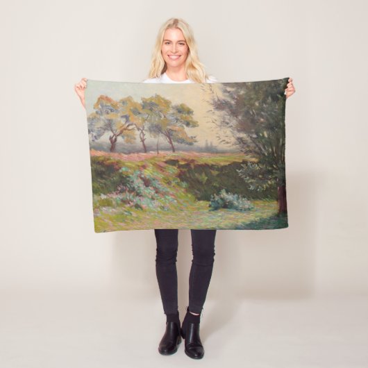 カントリー・ランドスケープ（Leo Gausson著） フリースブランケット (インサイチュ)