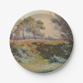 カントリー・ランドスケープ（Leo Gausson著） ペーパープレート