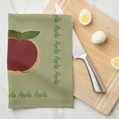 カントリー・リンゴ キッチンタオル (四つ折り)