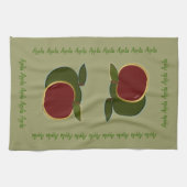 カントリー・リンゴ キッチンタオル (横)