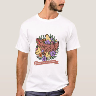 カントリー ルーツ、ニワトリ ブーツ ニワトリ Tシャツ