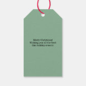 カントリー ヴィレッジ ホワイト クリスマス ギフトタグ (裏面)