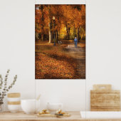 カントリー – 公園の散歩 ポスター (キッチン)