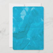 カントリー〔雄ジカの〕枝角ス結婚ブル 招待状 (裏面)