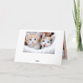 カントリーBurlap家族写真赤メリークリスマス シーズンカード (裏面)