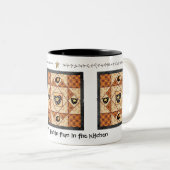 カントリーChicksパッチワークキルターズマグ ツートーンマグカップ (正面右)