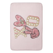 カントリーXOXO – ワイルドウエストラブ バスマット (正面縦)