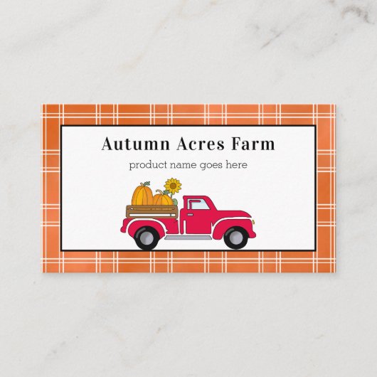カントリ初期のー秋秋ファームつるラベル 名刺 (正面)