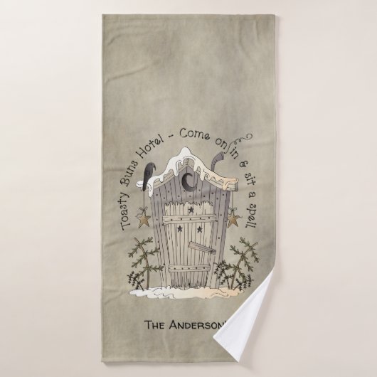 カントリ初期のー・ハウスとカラスが魔法をかける バスタオルセット (バスタオル)