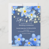 カントリ忘れー・ブルー・メ・ノ結婚ッツ 招待状 (正面)