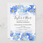 カントリ忘れー・ブルー・メ・ノ結婚ッツ 招待状 (正面)