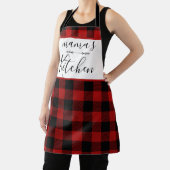 カントリ素朴バッファロープレイドキッチン料理 エプロン (インサイチュ)