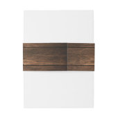 カントリ素朴ーウエディング招待状用帯 招待状ベリーバンド (裏面例)